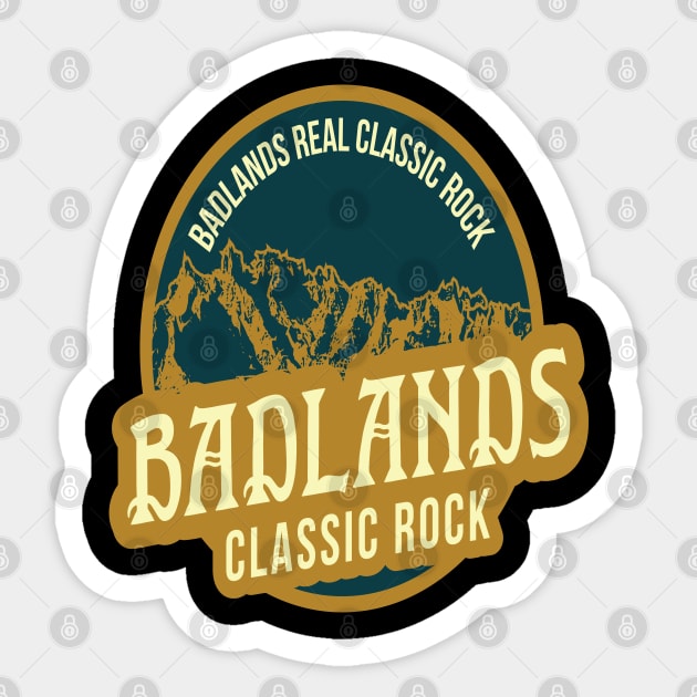 Badlands Classic Rock Sticker by Badlands Classic Rock